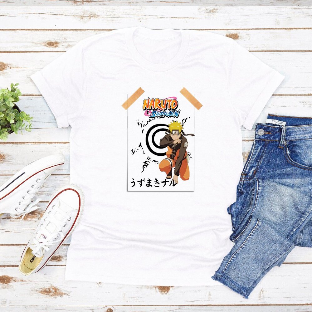 Uzumaki Naruto Anime Naruto Shippuden T-Shirt